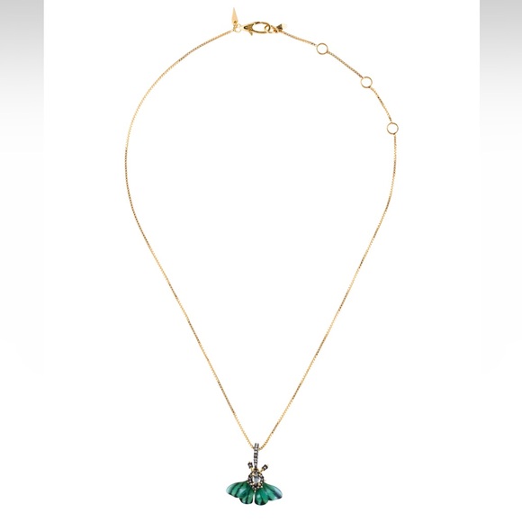 Alexis Bittar Brutalist Butterfly Pendant Necklace - Picture 4 of 4